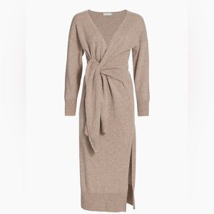 SIMKHAI  Skyla Loungewear Knit Wrap Dress Size S